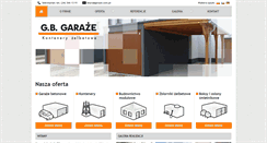 Desktop Screenshot of garaze.com.pl