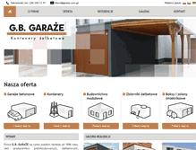Tablet Screenshot of garaze.com.pl